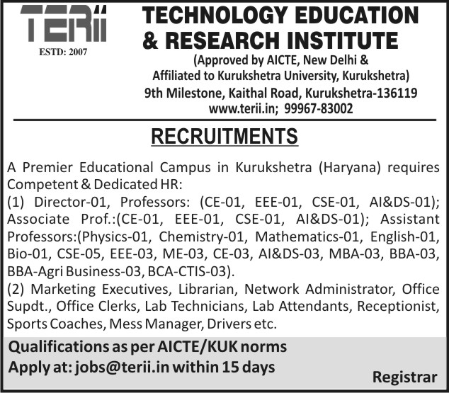 TERii-Best Engineering, Management And Polytechnic College In Haryana